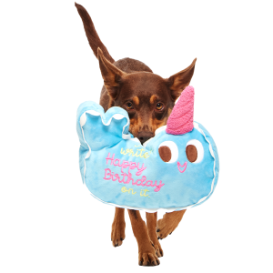 Pudgy the Narwhal Cake Plush Extra-Large Dog Toy