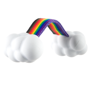 Proud Pup Rainbow Tug Super Chewer Durable Tug Dog Toy
